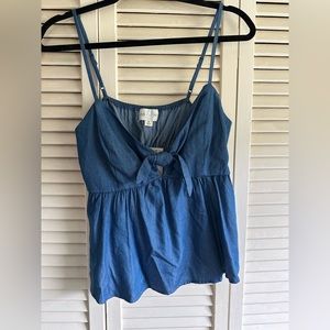 Francesca’s denim tank